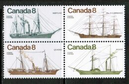 CANADA  Scott # 670-3a* VF MINT LH SE-TENNANT BLOCK Of 4 (Stamp Scan # 727) - Blocks & Sheetlets