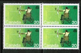 CANADA  Scott # 624* VF MINT LH BLOCK Of 4 (Stamp Scan # 727) - Blocs-feuillets