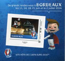 Mini Collector De 2016 Avec Timbre Adhésif "BORDEAUX - UEFA EURO 2016 - Europe Phil@poste" - Collectors