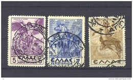 Grèce  -  1935  -  Avion  :  Yv  24-26  (o) - Used Stamps