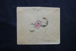 IRAN / PERSE - Affranchissement Au Verso D'une Enveloppe En 1921 - L 70968 - Irán