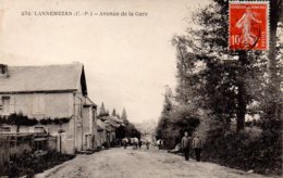 Cpa Lannemezan Avenue De La Gare. - Lannemezan