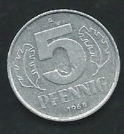 DDR,1968 A, 5 Pfennig Ttb  Laupi 13710 - 5 Pfennig