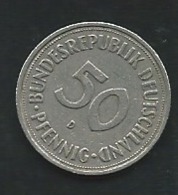 ALLEMAGNE - 50 PFENNIG 1950 - LETTRE D  Laupi 13713 - 50 Pfennig