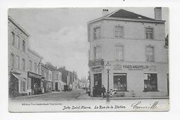 Jette Saint-Pierre.  La Rue De La Station 1907 - Jette