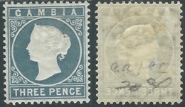 1886-93 GAMBIA WEST AFRICAN SETTLEMENT SG 28 MH * - RD2-6 - Gambie (...-1964)
