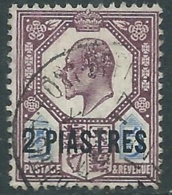 1905-08 BRITISH LEVANT USED SG 14 - RD2-2 - British Levant