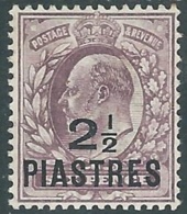1910 BRITISH LEVANT SG 24 MH * - RD2-9 - Levant Britannique