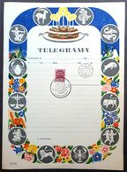 HOROSCOPE Cake Birthday 1940 Hungary WW2 Occupation TELEGRAPH TELEGRAM 1940 ROMANIA Dés Dej LX13 - Telegraaf