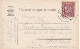 Feldpostkarte - K. Sch. Rgt. III MarschKomp Nach Salzburg - 1917 (51670) - Brieven En Documenten