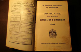 La Belgique Industrielle ... - Annuaire Belge Et Colonial D'exportation ... - Adresboek - Congo - Industrie - Geschiedenis