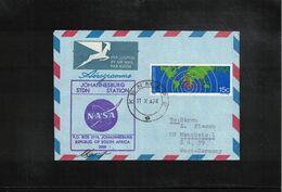 South Africa 1974 Space / Raumfahrt Johannesburg STDN Station Interesting Letter - Afrika