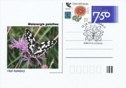 Czech Rep. / Postal Stat. (Pre2006/06cp) Czech Butterfiles: Melanargia Galathea - Commemorative Postmarks (2011 Praha 1) - Briefe U. Dokumente