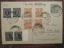 Allemagne 1948 Cover SBZ Germany Allierte Besetzung Soviet - Other & Unclassified