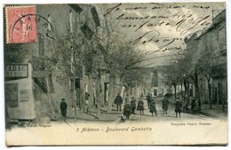 CPA - Carte Postale - France - Aramon - Boulevard Gambetta - 1906 (D13662) - Aramon