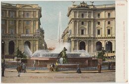 Roma - Piazza Di Termini. Fontana Dell' Acqua Marcia. - (240 - G. Blümlein & Co.) - Stazione Termini