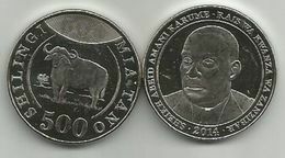 Tanzania 500 Shilingi 2014. High Grade - Tanzanie