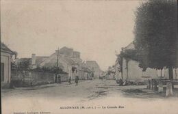 Delcampe - ALLONNES La Grande Rue - Allonnes