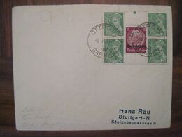 Allemagne France 1940 Ottrott Alsace Elsass Cover Deutsches Reich DR Ww2 Mixte Besetzung Lothringen Lorraine - WW II