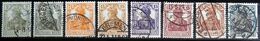 ALLEMAGNE EMPIRE                      N° 96/103                           OBLITERE - Used Stamps