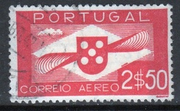 Portugal 1937 A Single $2.50  Stamp Used For AirMail. - Oblitérés