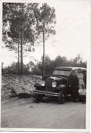 Photo Voiture Ancienne Avec Famille Format 9/6 - Automobile