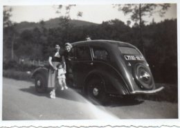 Photo Voiture  Années 30  Avec Femmes Et Enfant Format 9/6 - Automobile