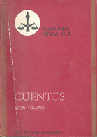 CUENTOS LEON TOLSTOI COLECCION PURPURA 97 LIBRA 1970 TC12013 A6C2 - Altri & Non Classificati