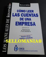 COMO LEER LAS CUENTAS DE UNA EMPRESA ARTHUR ANDERSEN INVERSION 1998 TC23773 A6C3 - Andere & Zonder Classificatie