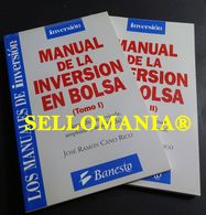 MANUAL DE LA INVERSION EN BOLSA J. R. CANO 2 TOMOS INVERSION 1999 TC23794 A6C3 - Sonstige & Ohne Zuordnung