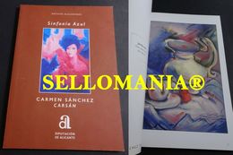 SINFONIA AZUL CARMEN SANCHEZ CARSAN LAMINAS DIPUTACION DE ALICANTE TC23810 A5C1 - Andere & Zonder Classificatie