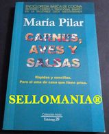 CARNES AVES Y SALSAS MARIA PILAR 2003 COCINA DIETA MEDITERRANEA TC23838 A5C1 - Other & Unclassified