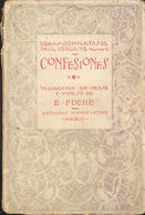 CONFESIONES AUTOR PAUL VERLAINE PRIMERA EDICION MUNDO LATINO 1921   TC12025 A6C1 - Other & Unclassified