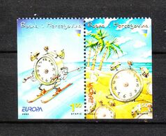 Bosnia   -  2004. Europa; Sveglia Simbolicamente " Vacanze ". Symbolically Alarms "Holidays" Complete MNH Series - Horlogerie