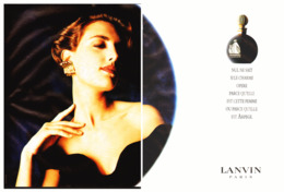 PUB PARFUM   ( ARPEGE ) De " LANVIN " 1989  ( 1 ) - Unclassified