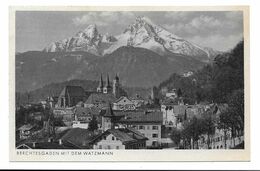CPA -  BERCHTESGABEN MIT DEM WATZMANN - Berchtesgaden