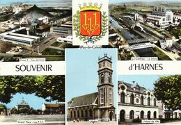 62 SOUVENIR D' HARNES / MULTI VUES AVEC BLASON - Harnes