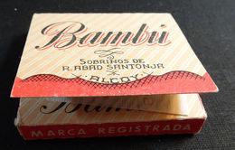 ANTIQUE CIGARETTE ROLLING PAPER BAMBU EARLY 1900 TOBACCIANA COLLECTIBLES  003CC - Andere & Zonder Classificatie