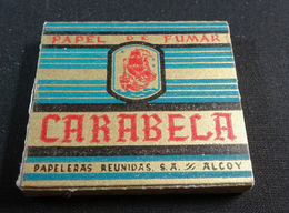 ANTIQUE CIGARETTE ROLLING PAPER CARABELA EARLY 1900 TOBACCIANA COLLECTIBLES 11CC - Altri & Non Classificati