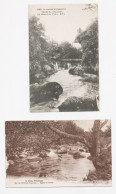 Vallée Du THAURION Entre VALLIERE & ROYERE - 23 - Rigole Du DIABLE, Bords Du THAURION - 4 Cartes Différentes - 1920 - Royere