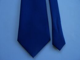 Cravate - Cravate Bleu Roi Touche Finale - - Ties