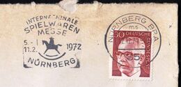 Germany Nurnberg 1971 / Internationale Spielwarenmesse 1972 / Toys Fair / Horse / Machine Stamp - Marionette