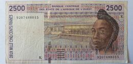États De L'Afrique De L'Ouest, 2500 Francs - Stati Dell'Africa Occidentale