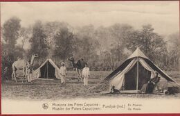 British India Inde Punjab En Mission Op Missie Paters Capucijnen Peres Capucins Missionaries CPA Missionary Old Postcard - Belgian Congo