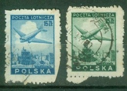 Pologne POSTE AERIENNE YT N° 12 14  LIQUIDATION 39 - Used Stamps