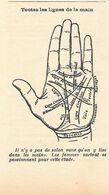 Toutes Les Lignes De La Main. Stampa 1932 - Zinn
