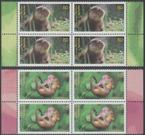 !a! GERMANY 2020 Mi. 3562-3563 MNH SET Of 2 BLOCKS W/ Right & Left  Margins (a) - Young Animals - Unused Stamps