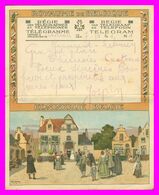 Télégramme Illustré Par LYNEN - Régie Des Télégraphes Et Téléphones - Mariage - Casteau - 1931 - Telegrams