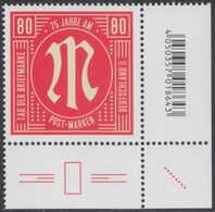 !a! GERMANY 2020 Mi. 3564 MNH SINGLE From Lower Right Corner - Philatelic Day; Reprint Of AM-Post-stamp - Unused Stamps