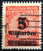 ALLEMAGNE EMPIRE                       N° 313                   OBLITERE - Used Stamps